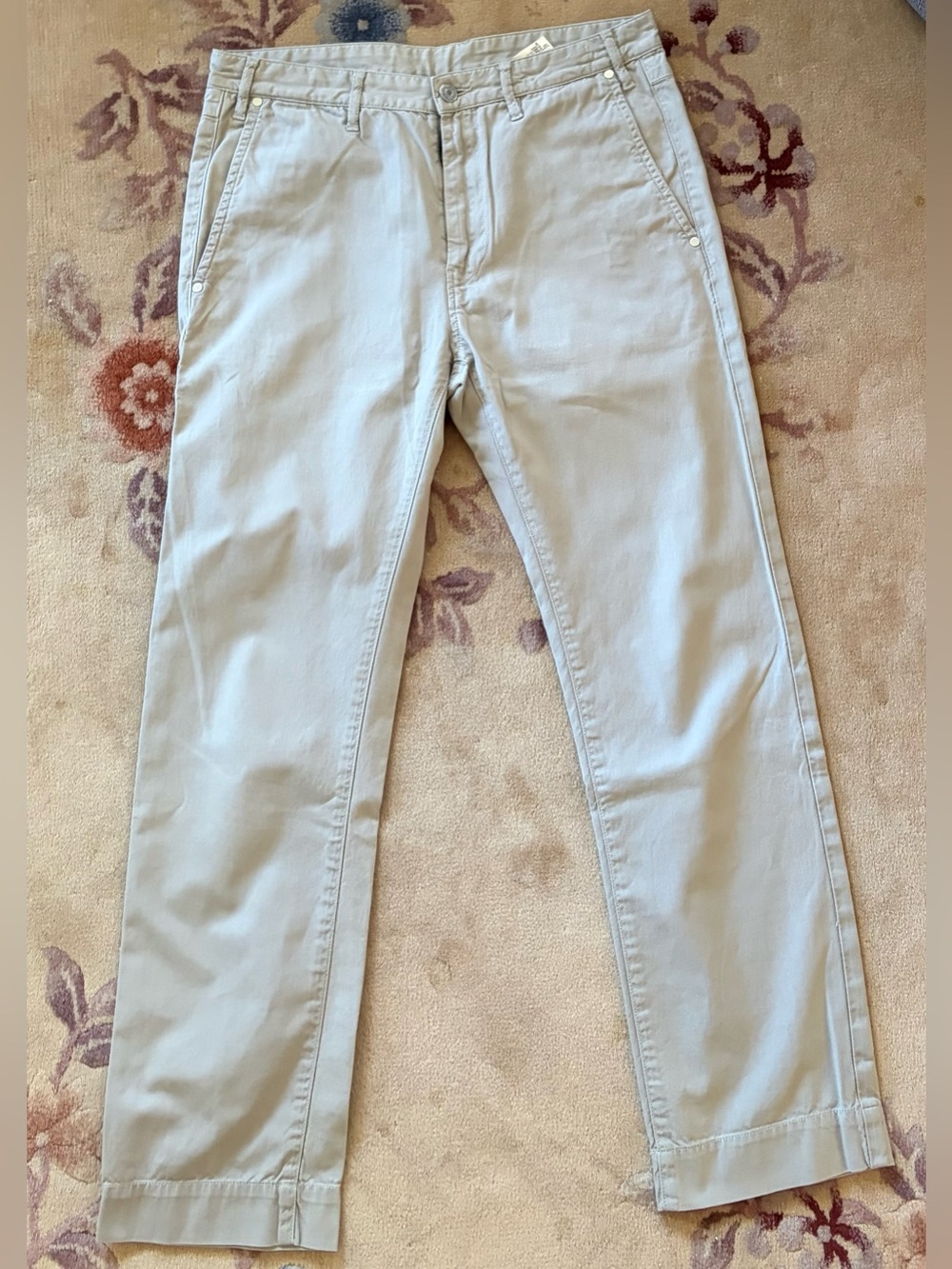 Mauro Grifoni Gray 100% Cotton Pants EU46/US30 Made In Italy